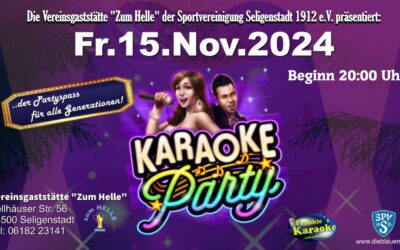 Karaoke-Party am 15. November 2024