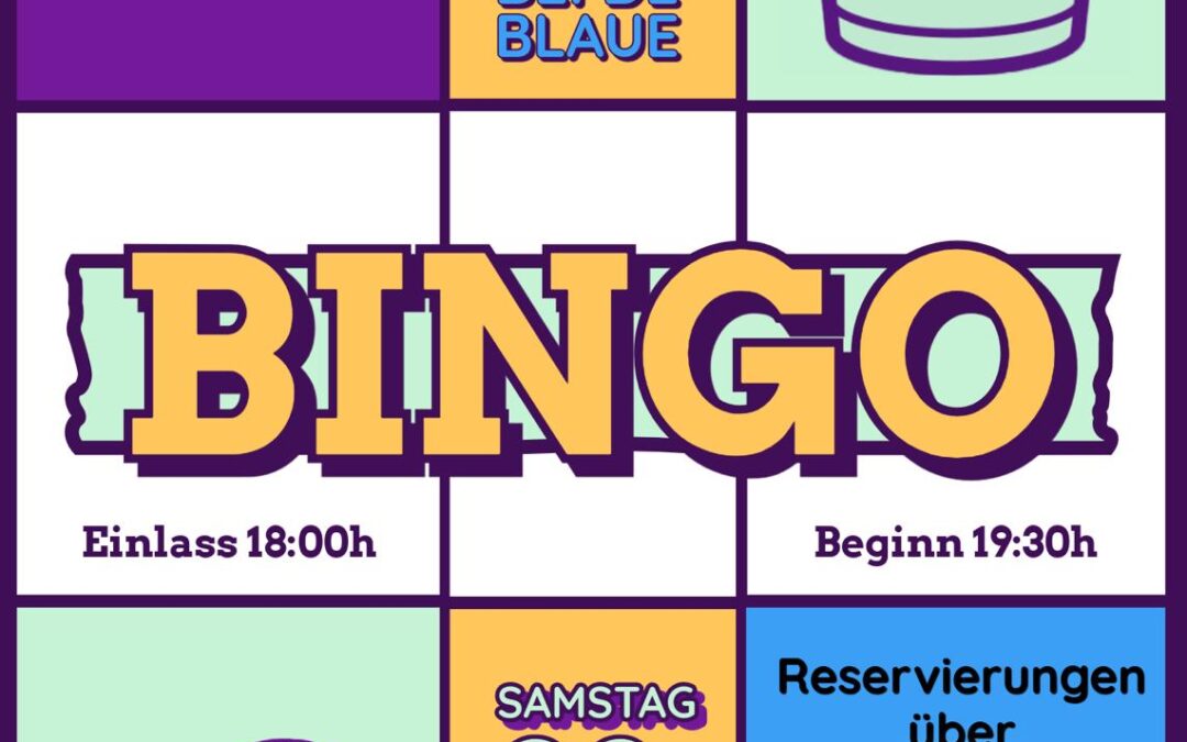 Bingo-Abend am 29. August 2026