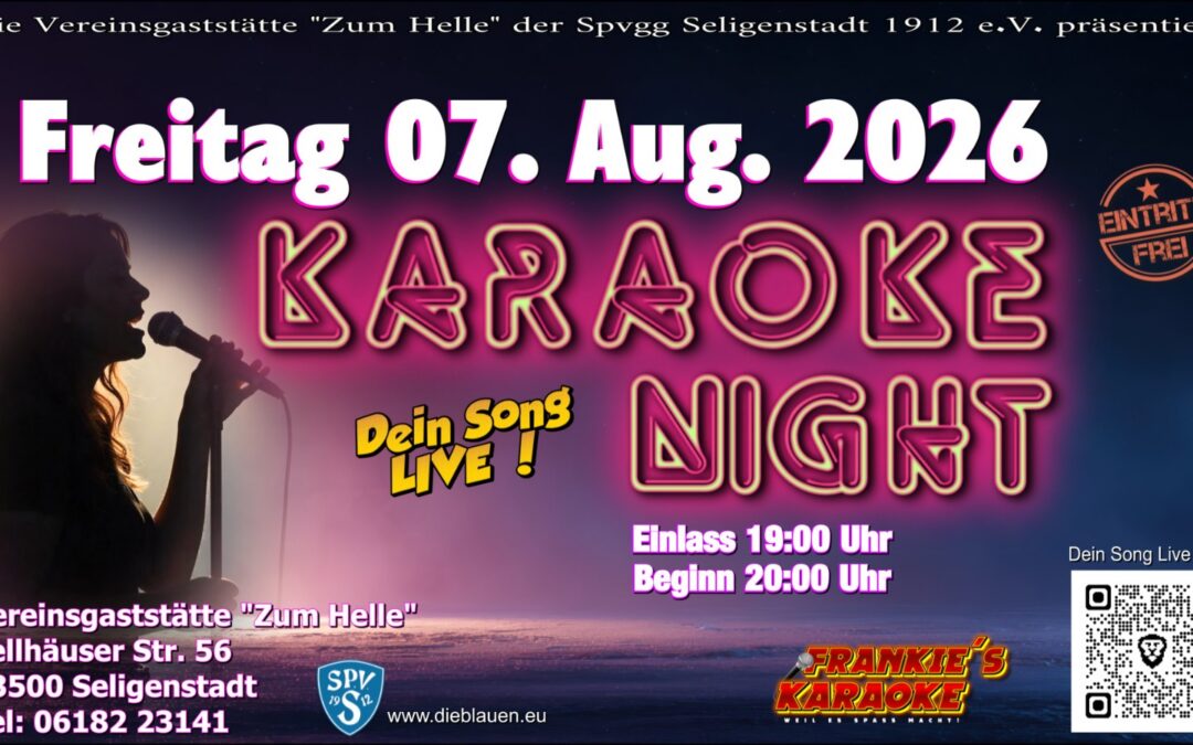 Karaoke-Night 07.08.2026